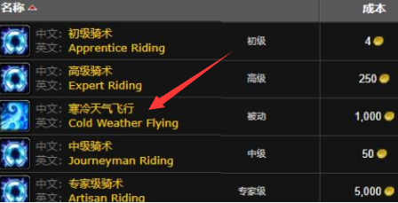 魔兽世界怀旧服寒冷飞行在哪学 魔兽世界怀旧服寒冷飞行骑术学习方法图2