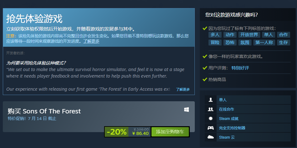 Steam夏季促销游戏购买推荐图2